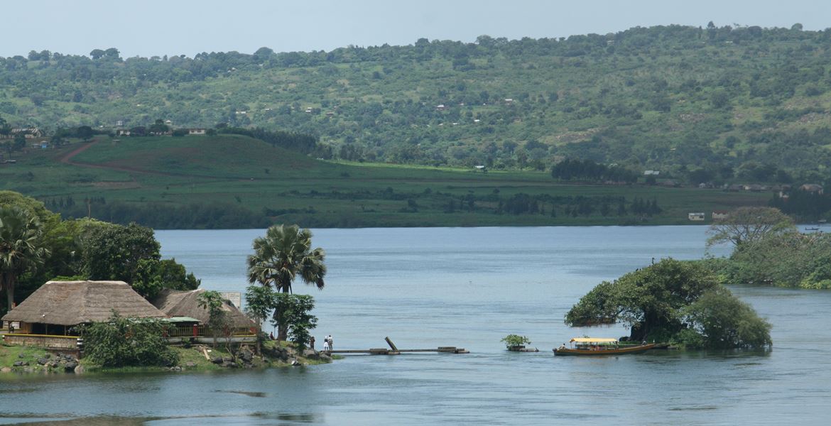 Source of the Nile Uganda the longest river in Africa