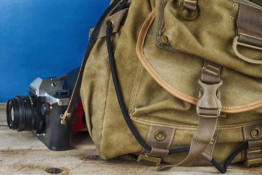 Baggage and clothing on a Uganda Safari